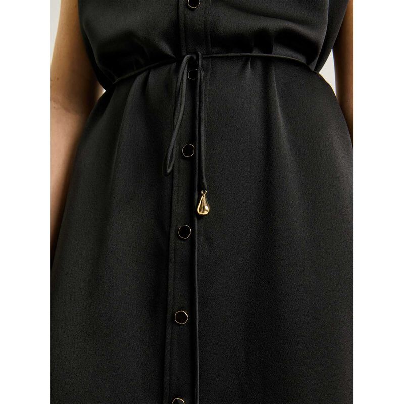 Veronika Maine Crepe Back Satin Shirtdress image number 6